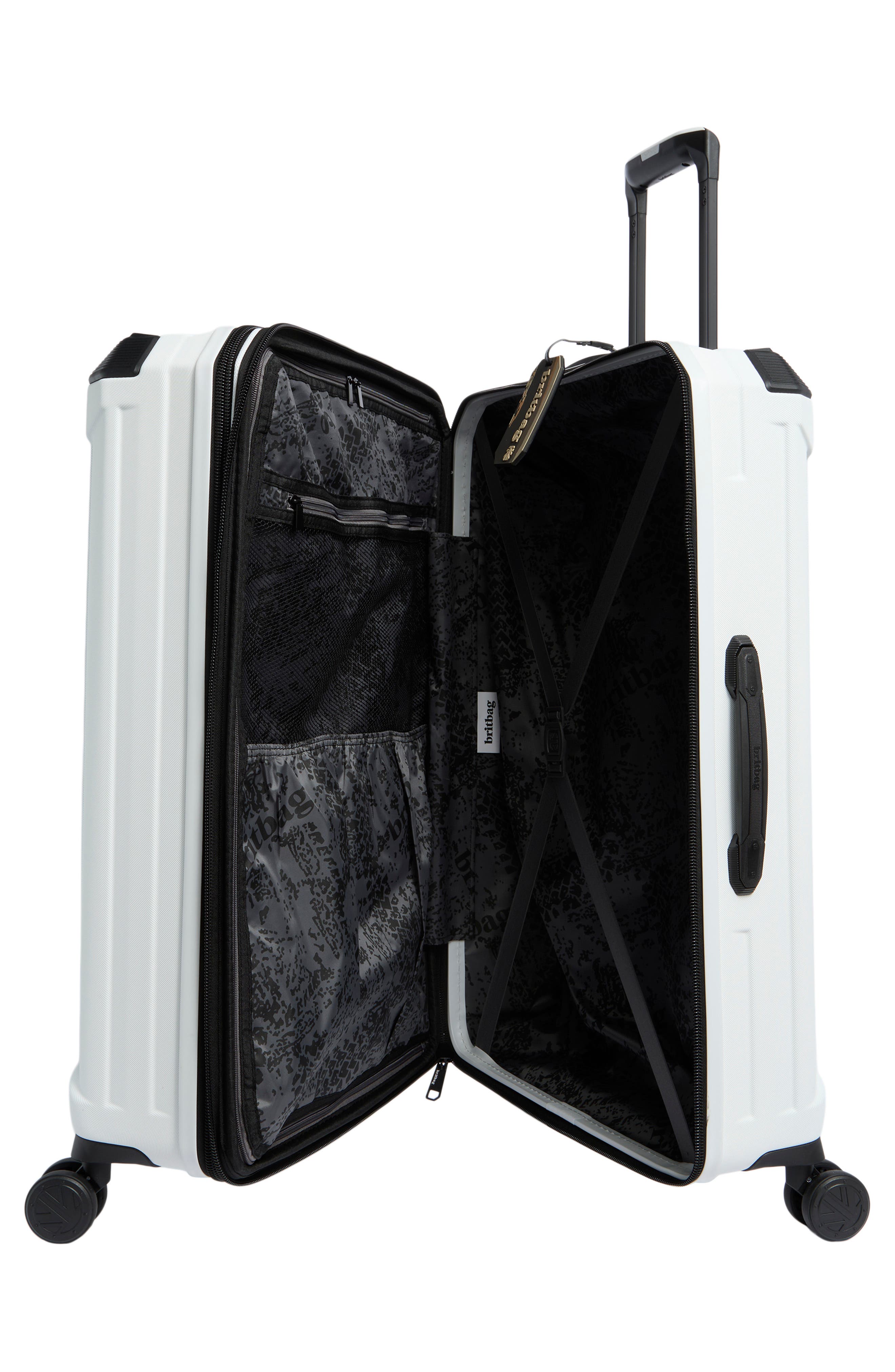 Britbag Stonesfields 27-Inch Hardside Spinner Luggage, Alternate, color, White