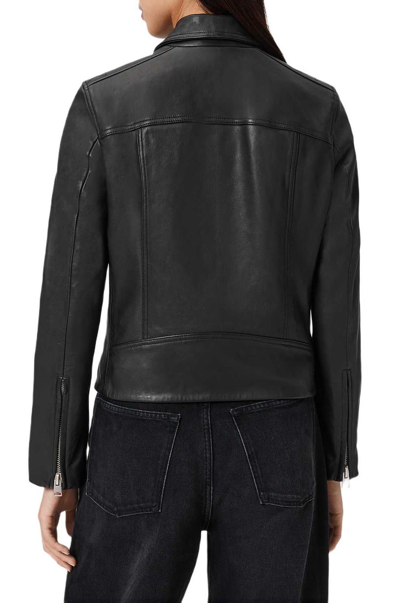 Danbury Leather Moto Jacket - image 2