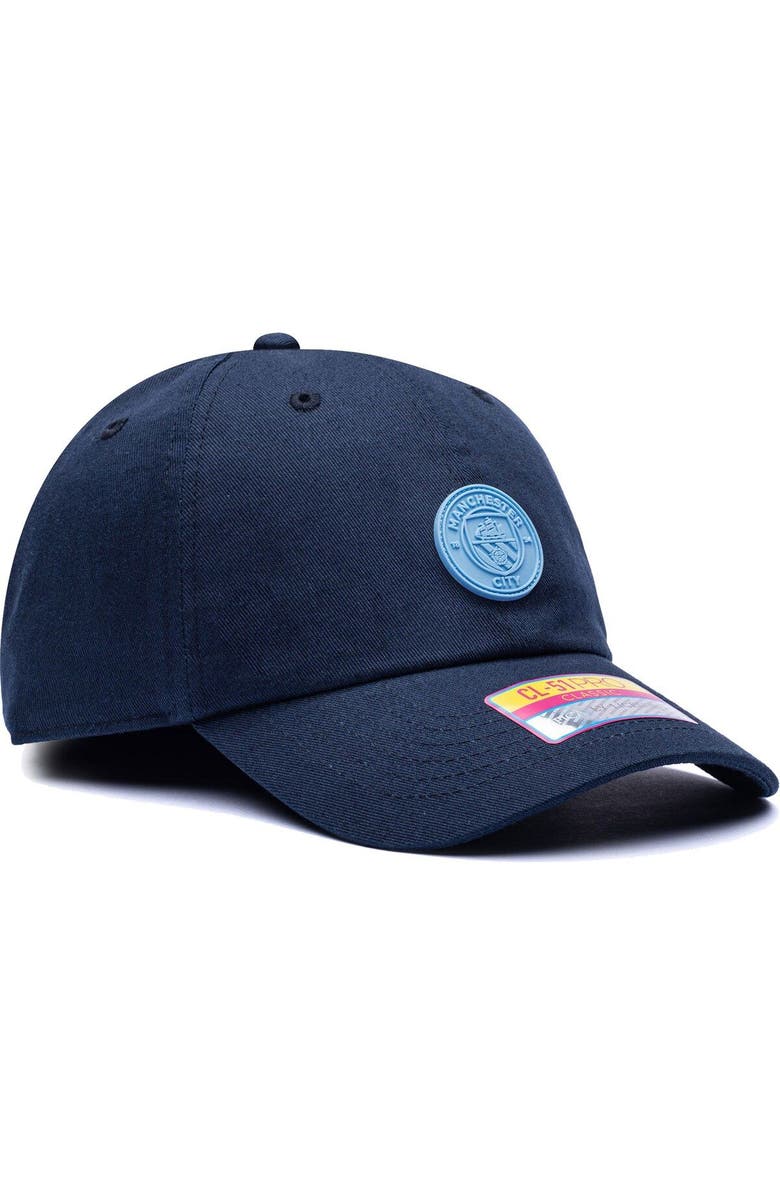FAN INK Men's Navy Manchester City Casuals Adjustable Hat, Alternate, color, 