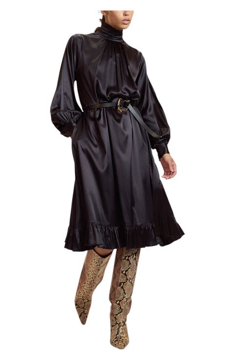 Monroe Silk Charmeuse Dress