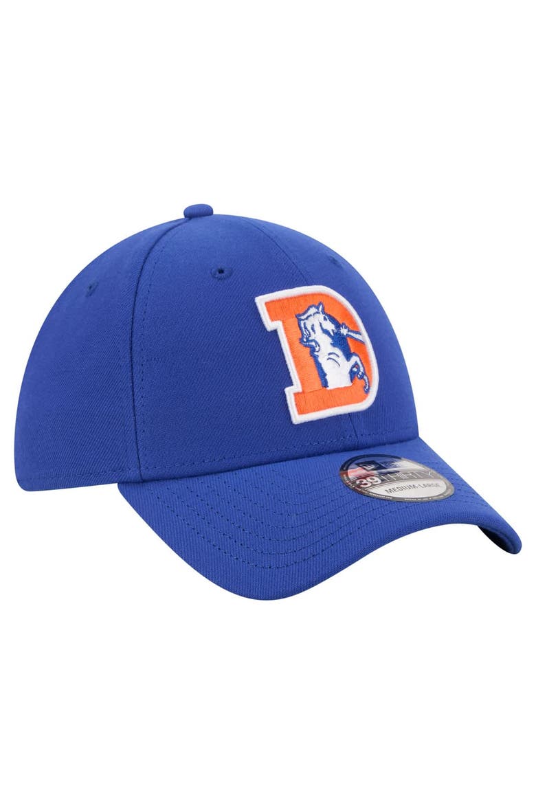Men's New Era  Royal Denver Broncos Core Team 39THIRTY Flex Hat, Alternate, color, Royal