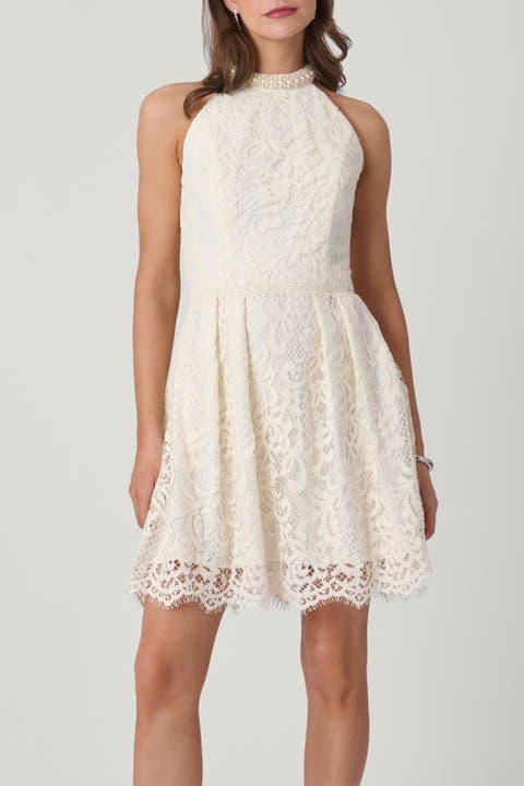 Ribbon Corded Lace Cooper Dress