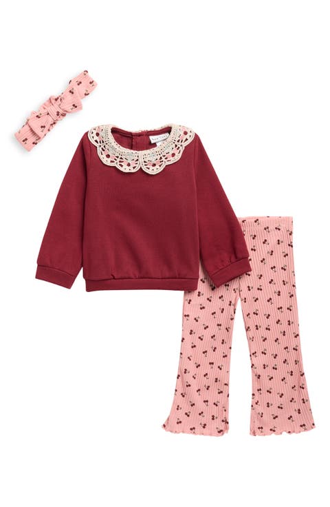 Collared Fleece 3-Piece Set