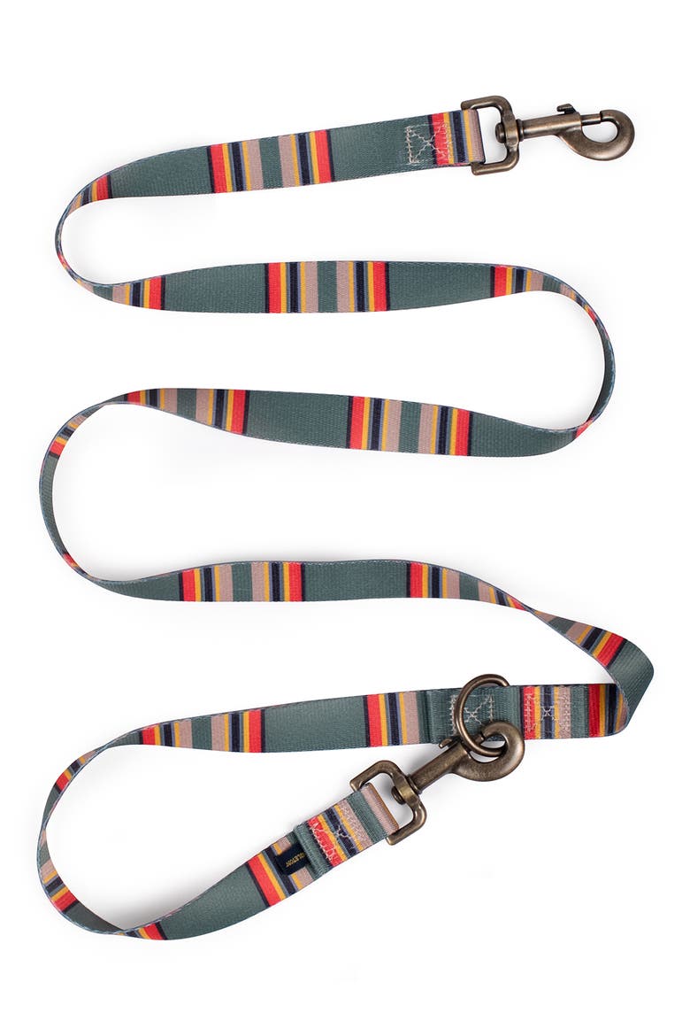 Vintage Camp Adventure Leash, Alternate, color, GREEN HEATHER