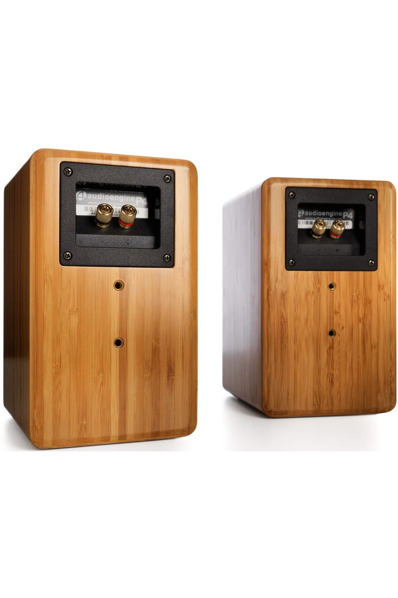 P4 Passive Speakers, Alternate, color, Bamboo