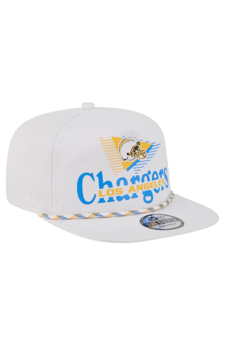 New Era Men's New Era White Los Angeles Chargers Collide Golfer Snapback Hat, Alternate, color, 