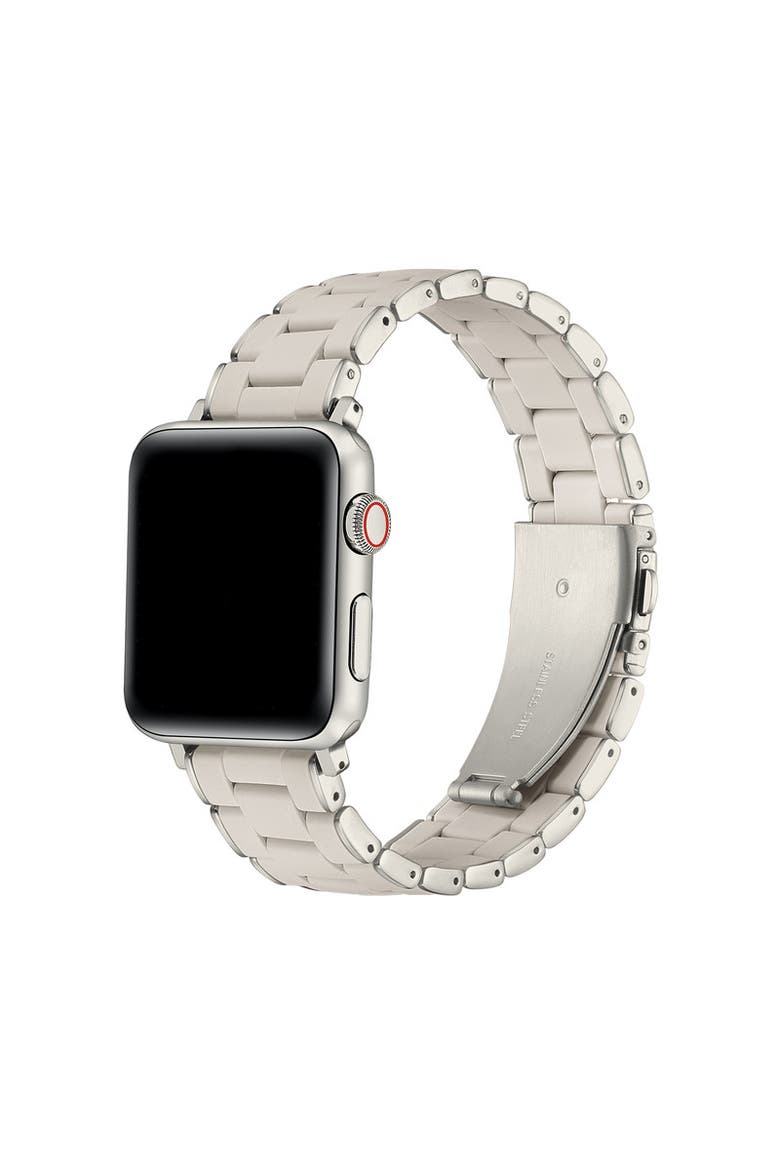 Orla Silicone and Steel Band for Apple Watch, Main, color, Starburst