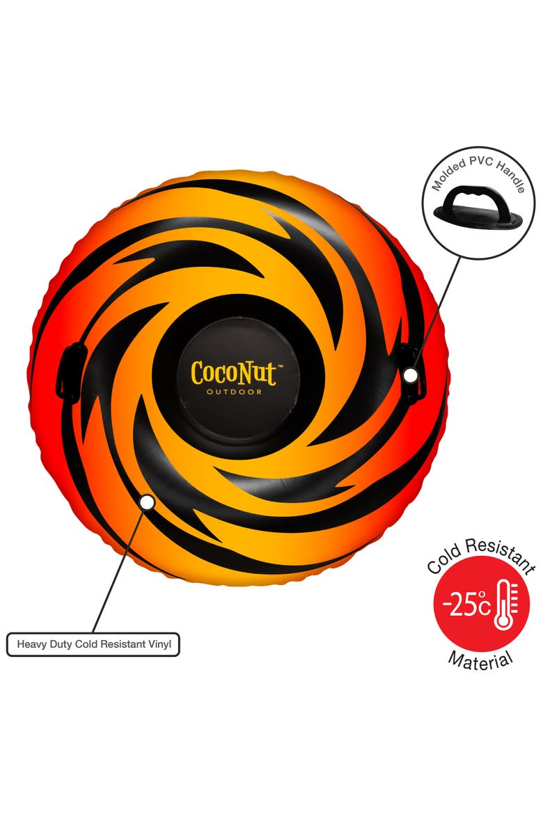 Solar Flare Cyclone, 48 Inch Jumbo Snow Tube, 200lb Cap, Kid  8+, Alternate, color, Multicolored