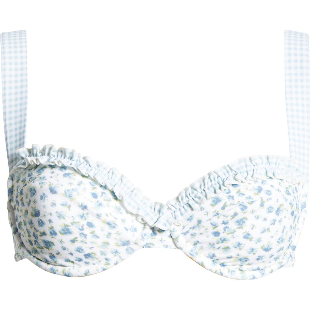 PACSUN PACSUN ELISE RUFFLE BIKINI TOP