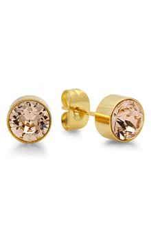 18k Gold Plated Stud Earrings