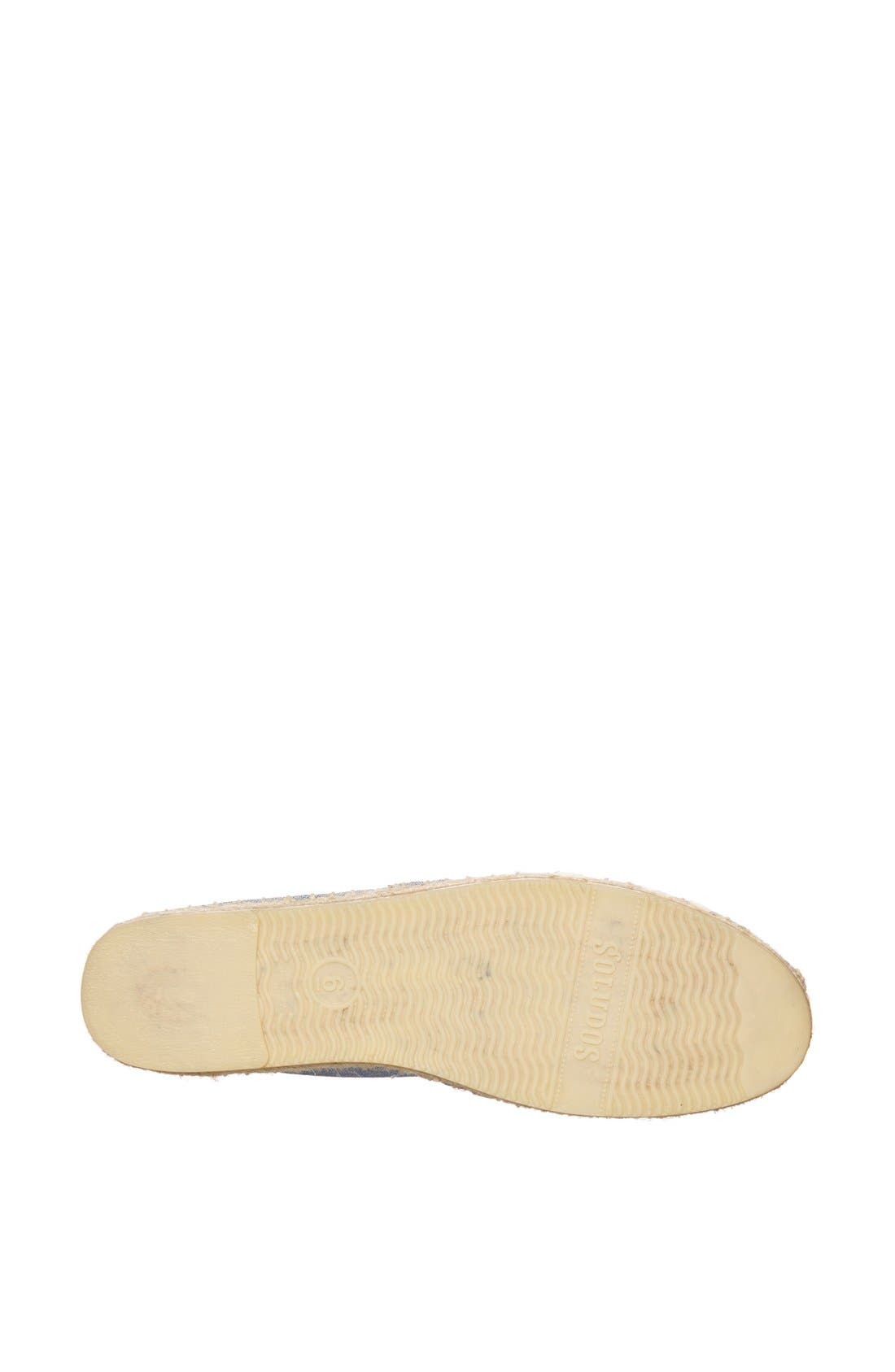 'Barca' Stripe Espadrille, Alternate, color, CHAMBRAY NATURAL