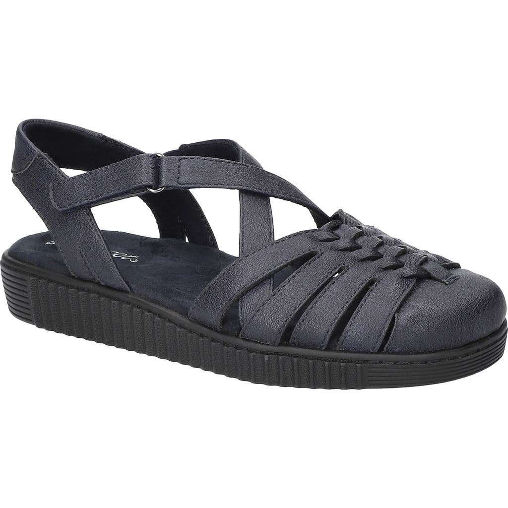 Easy Street Hue Slingback Sandal In Blue