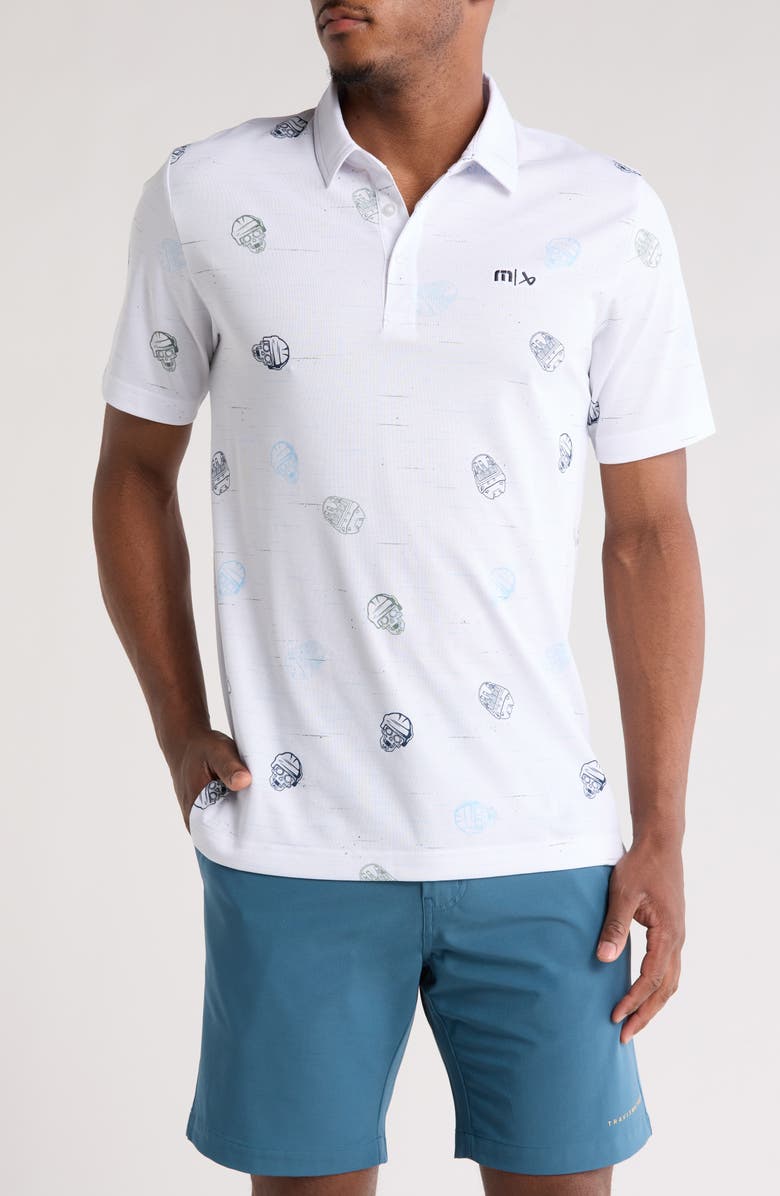 TravisMathew Mitts Off Polo, Main, color, White