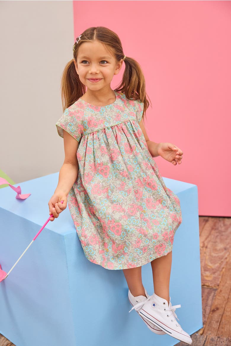 Kids' Floral Charlotte Dress, Alternate, color, Newmarket Floral