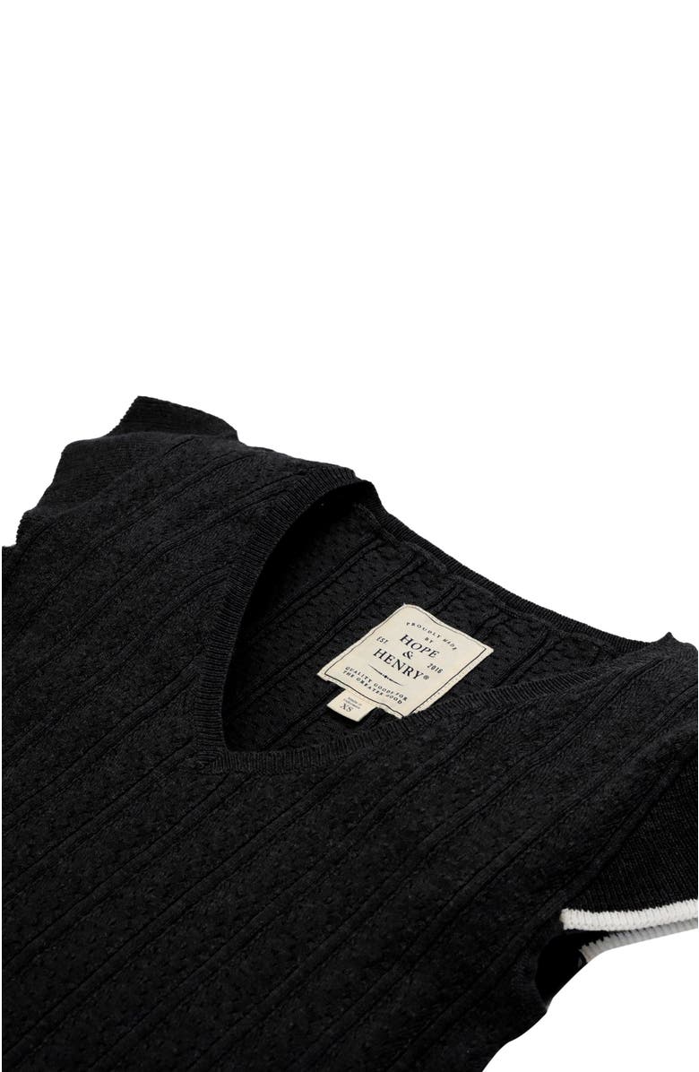 Hope & Henry Women's Flutter Sleeve Sweater Top, Alternate, color, 