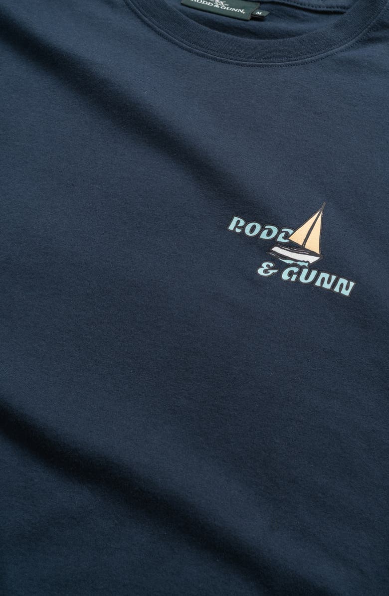 Rodd & Gunn Hauraki Gulf Graphic Tee, Alternate, color, Navy