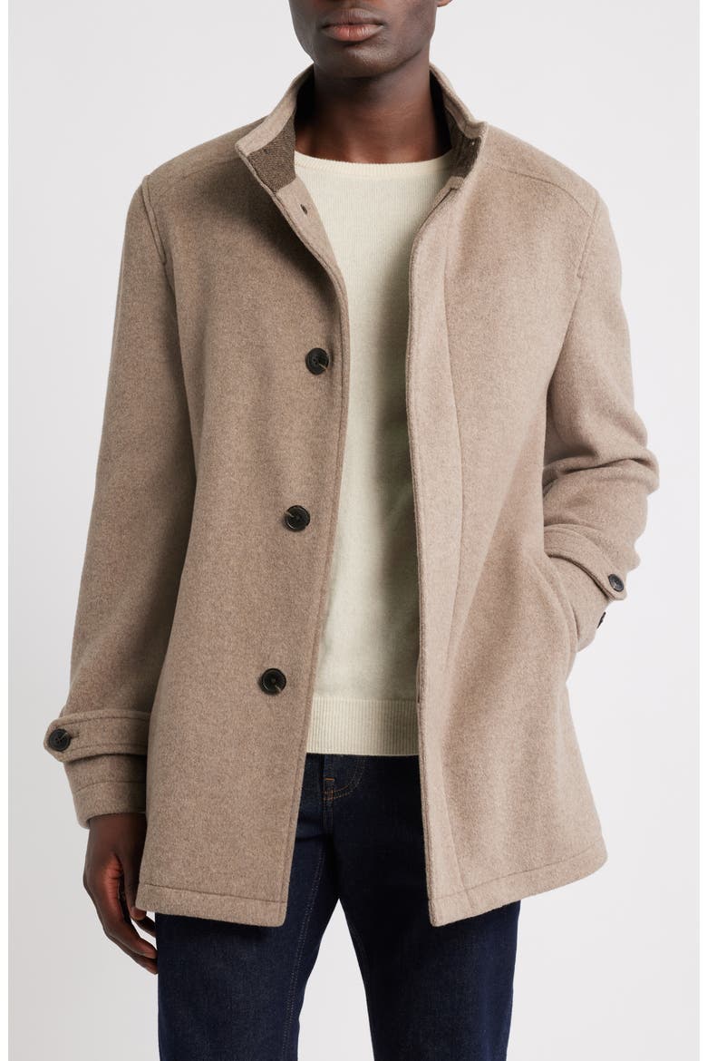 Canfield Wool Blend Car Coat, Main, color, OATMEAL