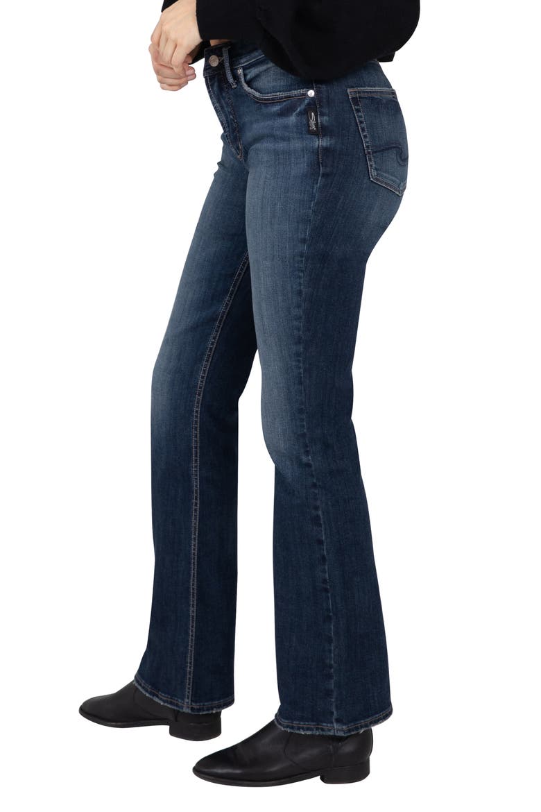 Avery High Waist Bootcut Jeans, Alternate, color, INDIGO