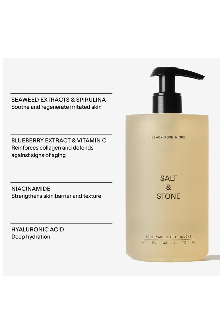 Black Rose & Oud Body Wash, Alternate, color, REGULAR