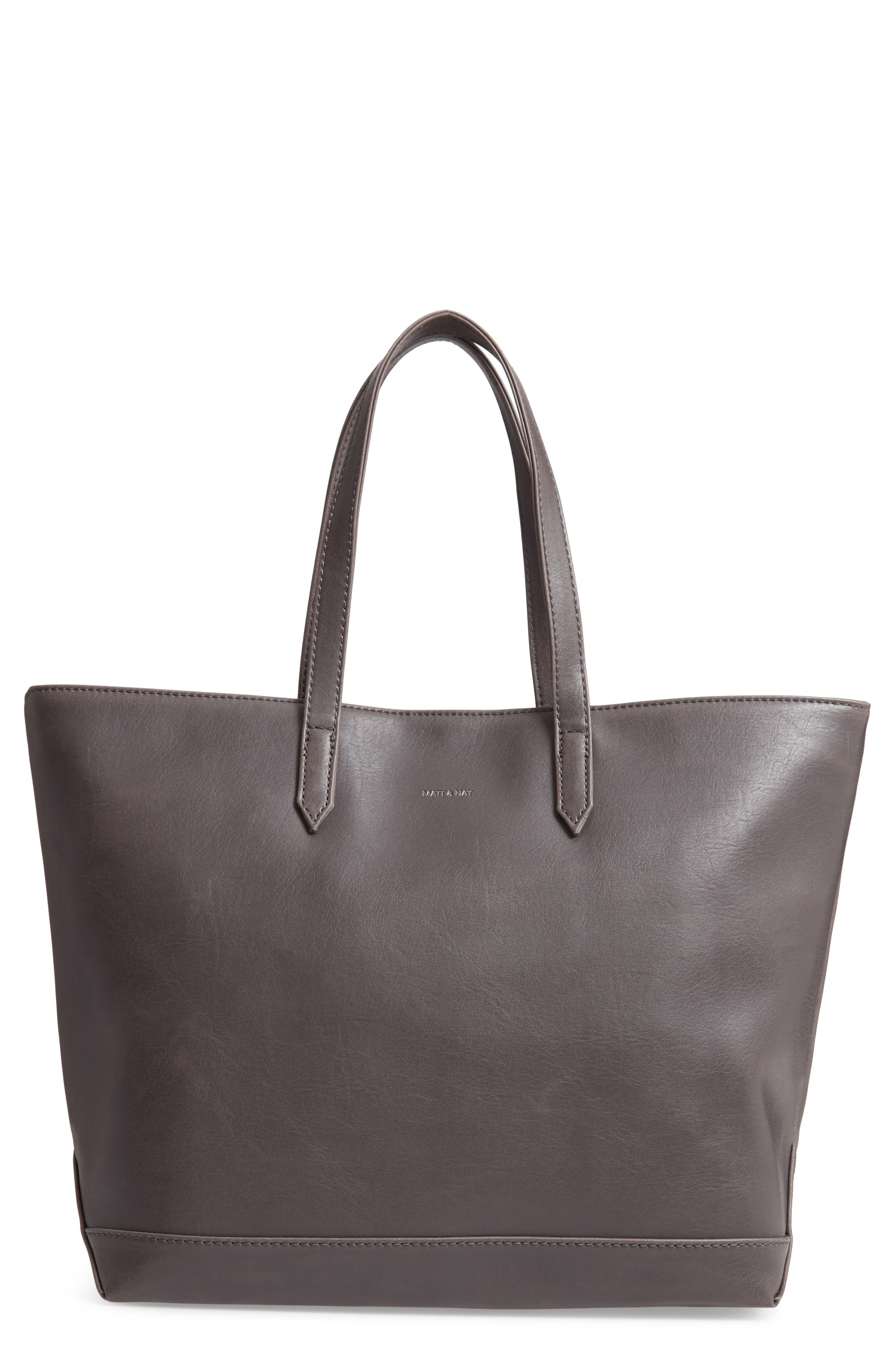 Matt & Nat 'Schlepp' Faux Leather Tote, Main, color, 