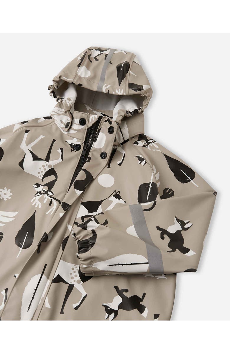 Reima Vesi Raincoat, Alternate, color, Earthy Beige