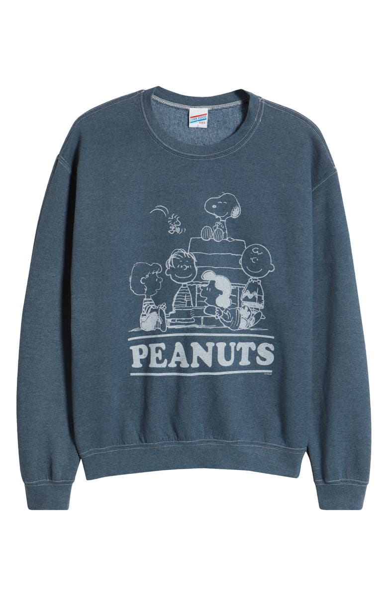 Junk Food Peanuts<sup>®</sup> The Gang Cotton Graphic Sweatshirt, Alternate, color, 