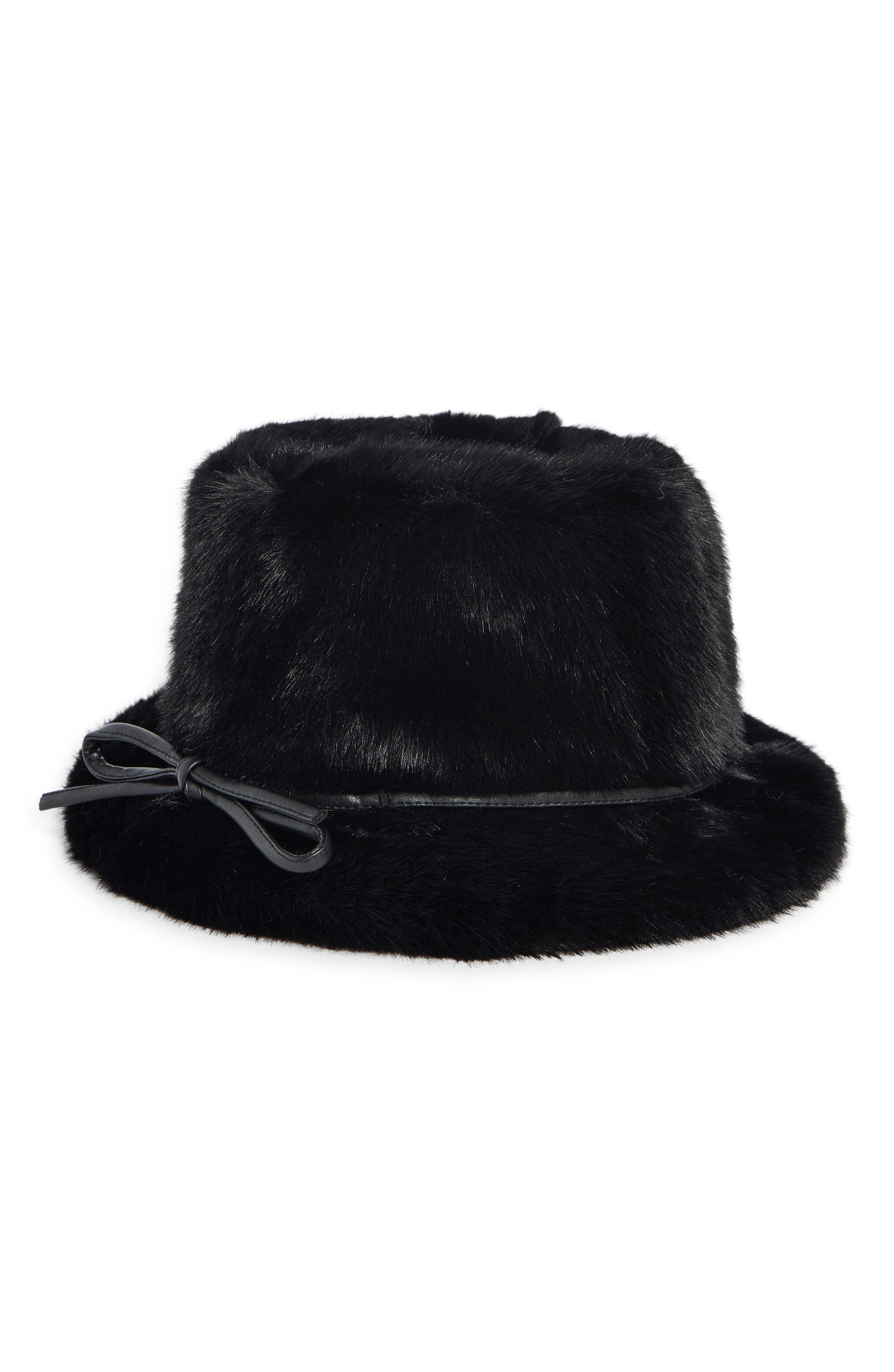 La Fiorentina Faux Fur Bucket Hat
