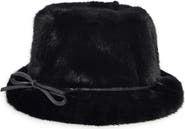 La Fiorentina Faux Fur Bucket Hat