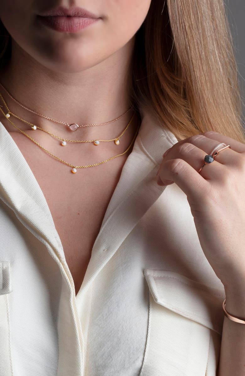 Monica Vinader Fiji Diamond Pendant Necklace, Alternate, color, 