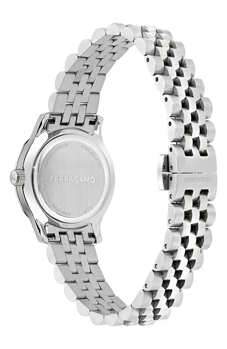 FERRAGAMO Duo Bracelet Watch, 28mm, Alternate, color, Stainless Steel