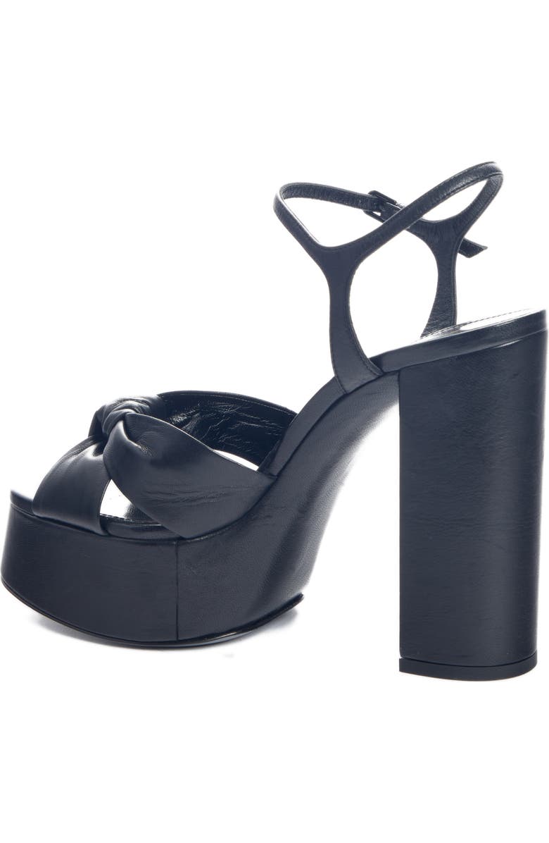 Saint Laurent Bianca Ankle Strap Platform Sandal, Alternate, color,