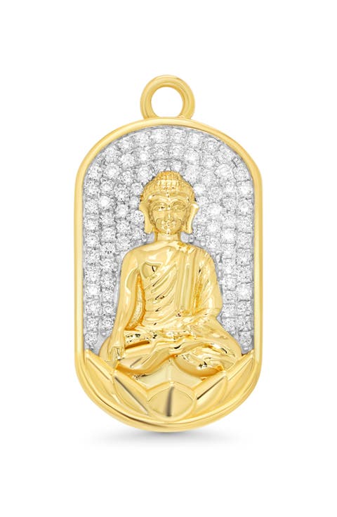 Diamond Buddha Charm