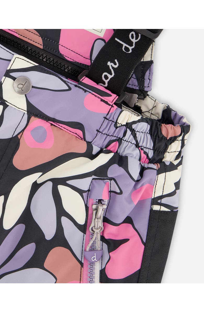 Deux par Deux Two-Piece Play Snowsuit Retro Flower, Alternate, color, Pink