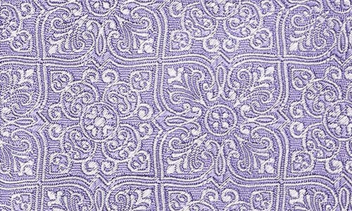 Eton Medallion Jacquard Silk Tie In Purple