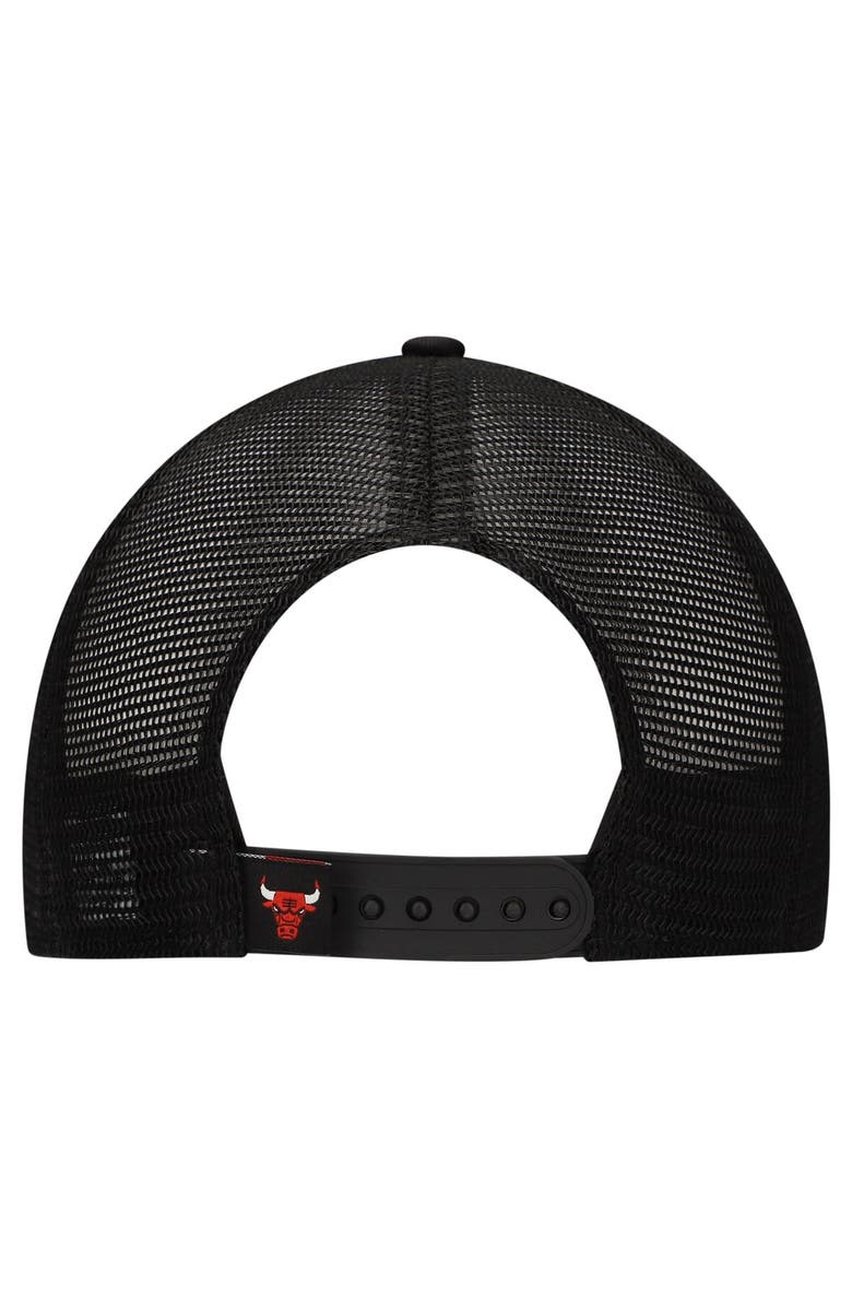 New Era Youth New Era White/Black Chicago Bulls Court Sport Mascot 9FIFTY Snapback Hat, Alternate, color, White