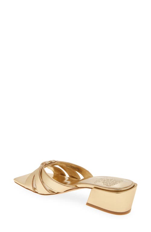 Vince Camuto Selaries Sandal In Metallic Gold