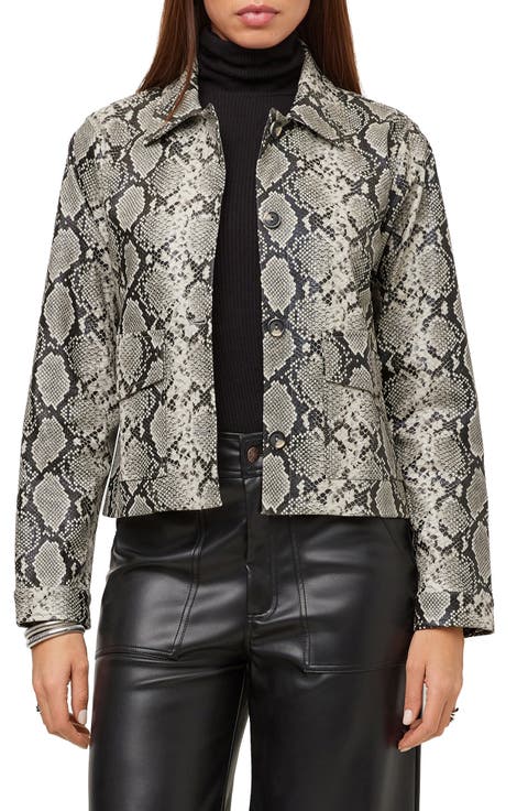 Victoria Faux Leather Jacket
