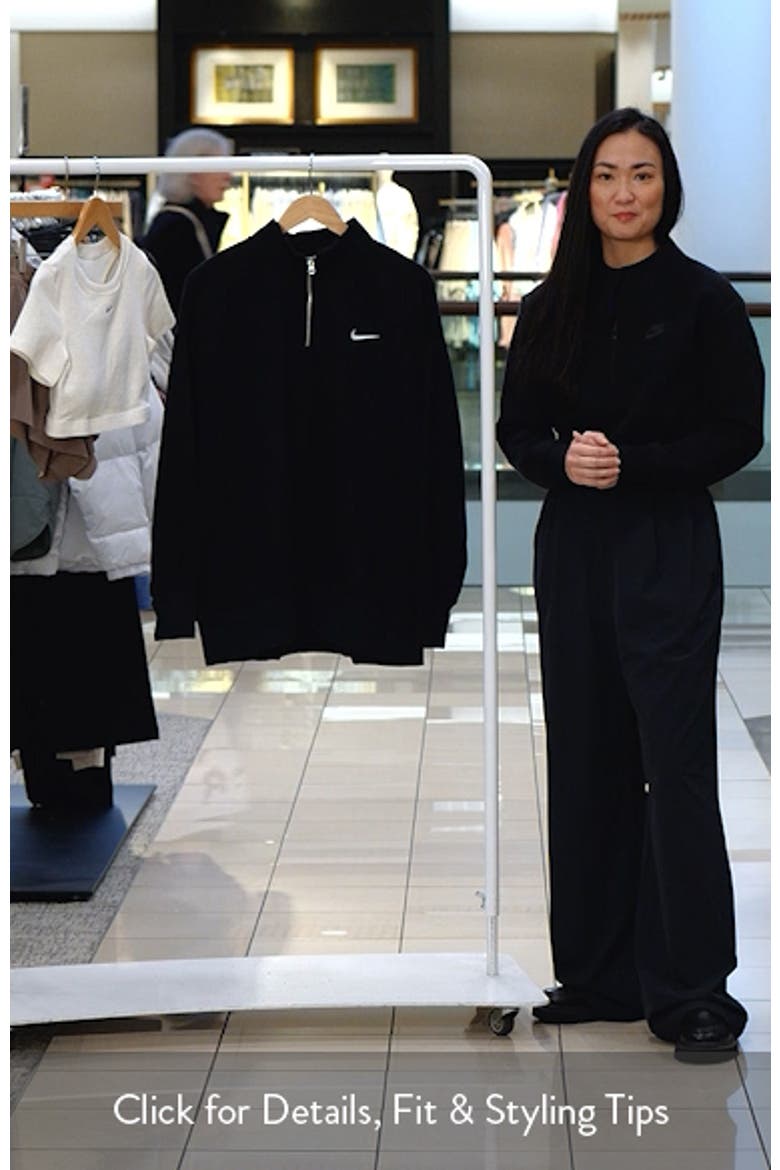 Sportswear Phoenix Oversize Fleece Quarter Zip Top video