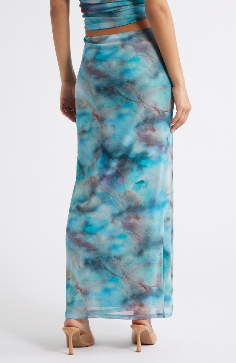 Mesh Maxi Skirt