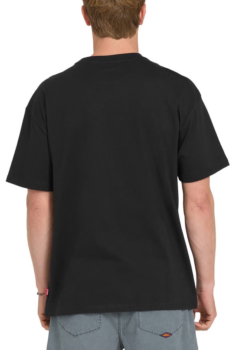 Young Guns Impaired Surf Oversize Cotton Graphic T-Shirt, Alternate, color, BLACK