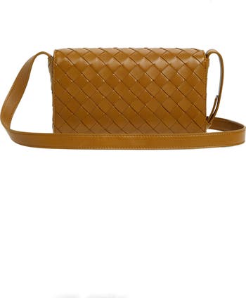 【BOTTEGA VENETA】INTRECCIATO CROSSBODY BAG NEW Bottega Veneta Intrecciato Leather Zip Around Crossbody