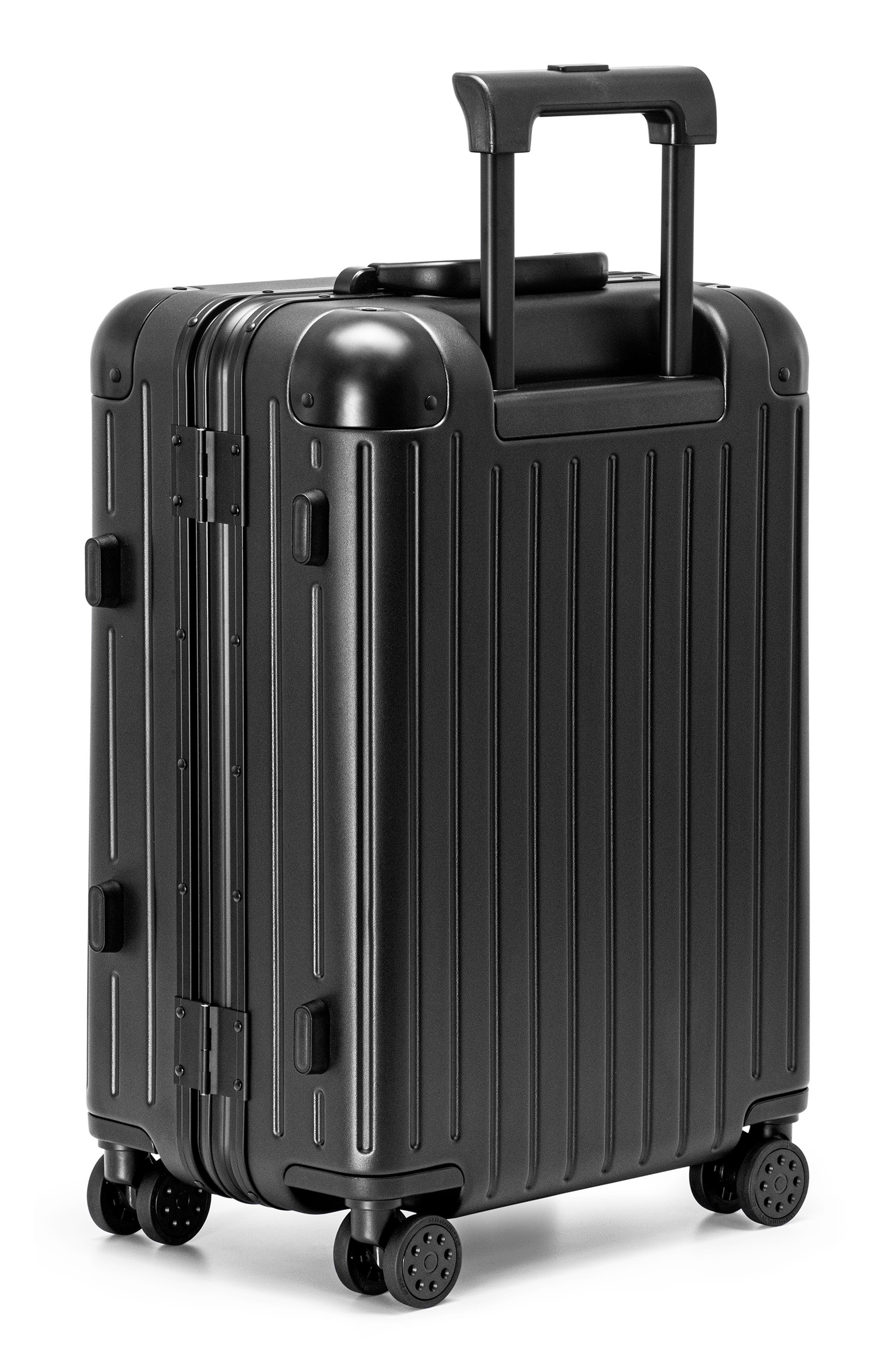 TRAVELERS CHOICE Montro Carry-On Spinner Luggage, Alternate, color, Black