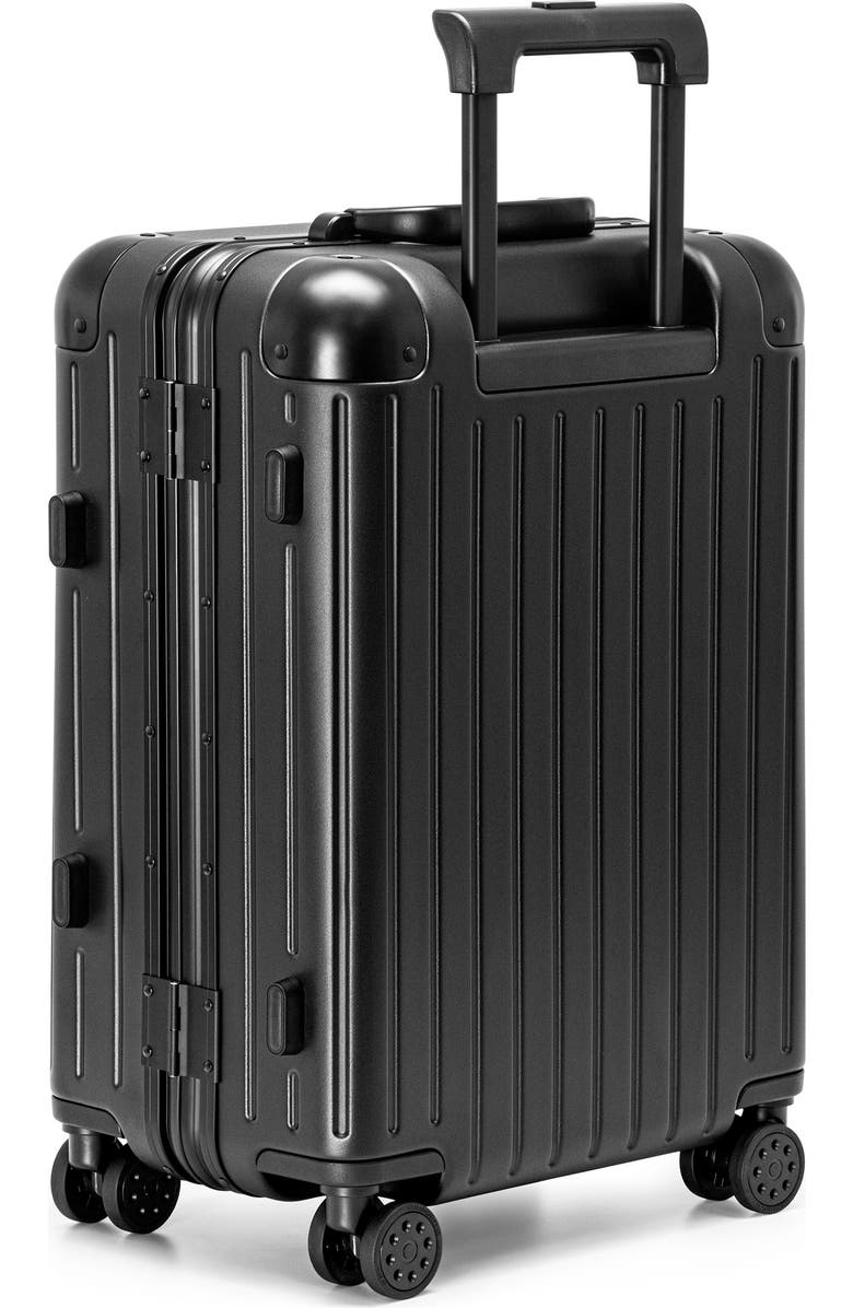 TRAVELERS CHOICE Montro Carry-On Spinner Luggage, Alternate, color, Black