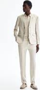 H&M Slim Fit Linen Suit Trousers