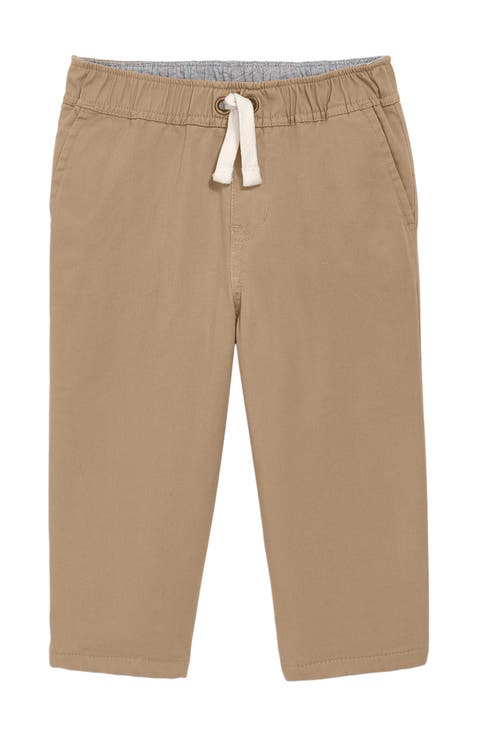 Baby Lined Stretch Chino Drawstring Pant