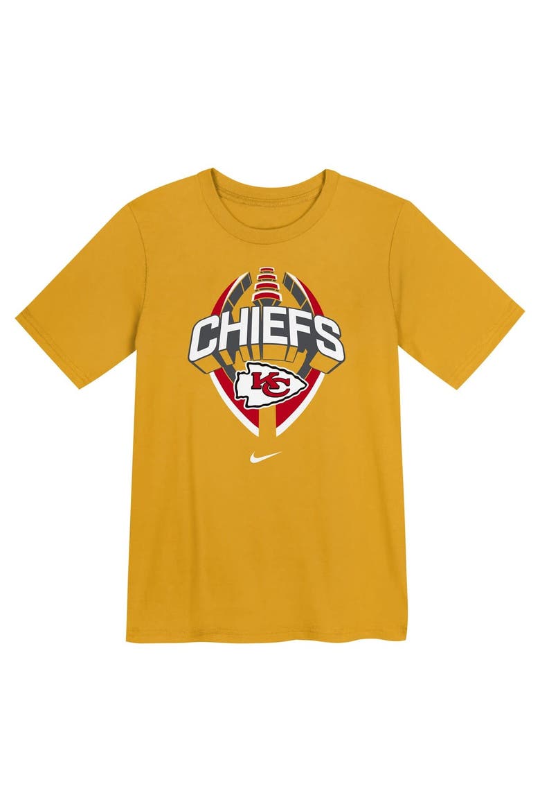Preschool Nike Gold Kansas City Chiefs Icon Legend Performance T-Shirt, Alternate, color, Gold