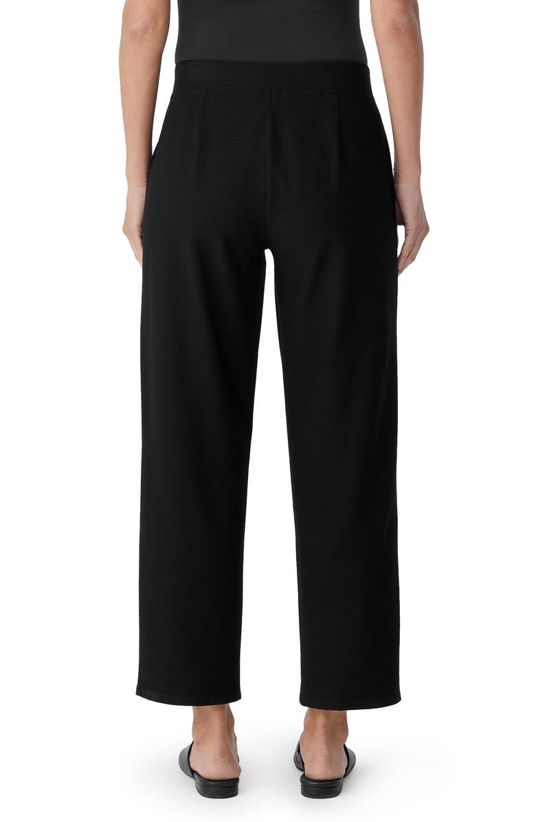 Eileen Fisher Stretch Crepe Ankle Crop Straight Leg Pants, Alternate, color, 