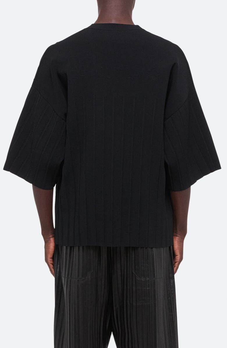 Helmut Lang Oversize Pleated T-Shirt, Alternate, color, 