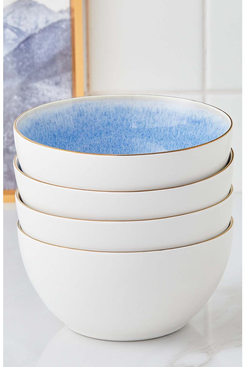 Josephine Porcelain 4-Piece Bowl Set, Alternate, color, Blue