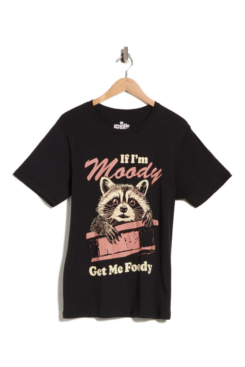Moody Foody Graphic T-Shirt, Alternate, color, BLACK